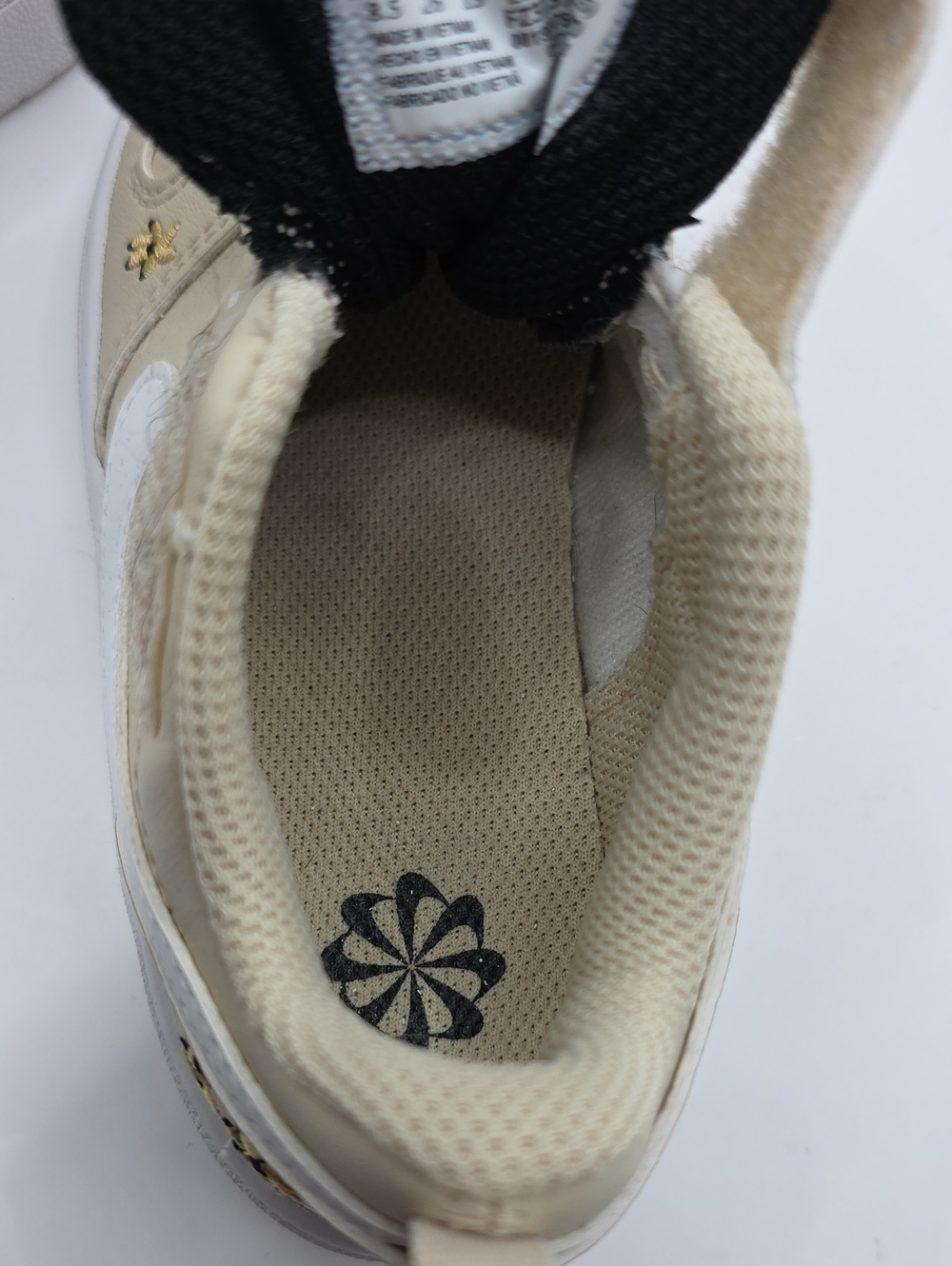 Nike Court Borough Low Recraft SE TDV Sand Pile White Kids SZ 9C FZ3137-100 - Picture 6 of 6